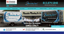 Desktop Screenshot of peninsularplumbing.com